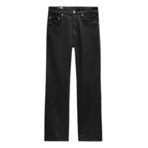 Zara black slim bootcut leg high rise jeans size 8 NWT - Picture 1 of 11